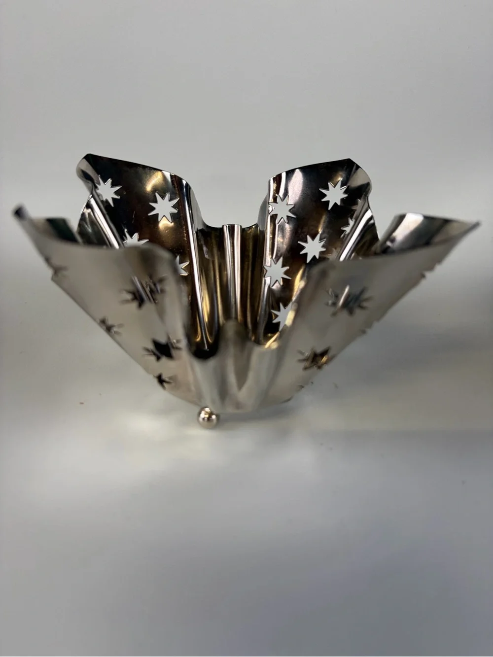 Vintage Godinger Handkerchief candle holder